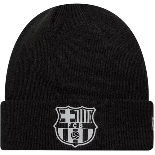 New Era Kape Core Cuff Beanie FC Barcelona Reflective Hat Črna Slike