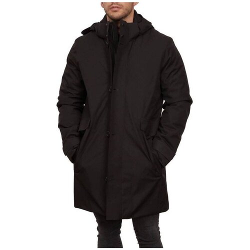 Geox Pla&amp;scaron;či M CLINTFORD LONG JKT Črna Slike