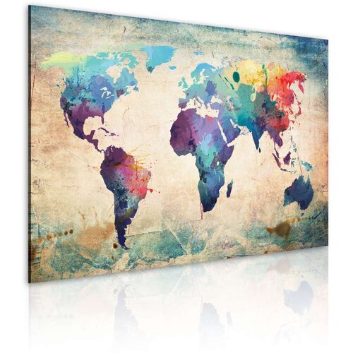  Slika - Rainbow-hued map 90x60 Slike