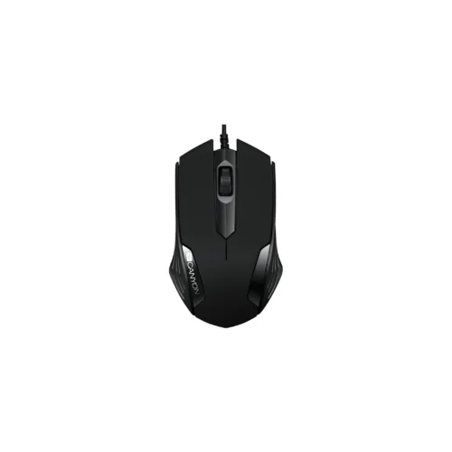  MIŠ CANYON CNE-CMS02 Optical wired mice, 3 buttons, DPI 1000, Black