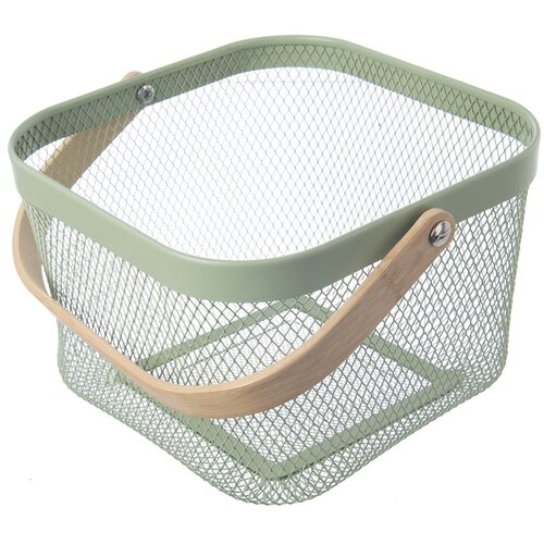 Orion Metalna košara od žice 24,5x27x30 cm Greenish – Cijene