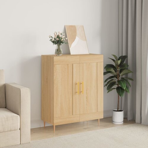 vidaXL Komoda sonoma hrast 69,5x34x90 cm inženirski les Cene