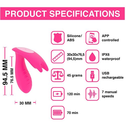 Magic Motion vibrator s duplim motorom - Eidolon Smart Wearable Slike