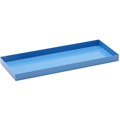 eurokraft basic Jeklena prestrezna kadica za majhne posode, DxŠxV 940 x 370 x 60 mm, s certifikatom, prestrezna prostornina 20 l, svetlo modra Cene