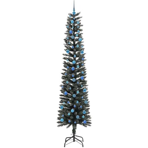VidaXL Umjetno božićno drvce s stalakom Zelena 58 x 58 x 240 cm Slike