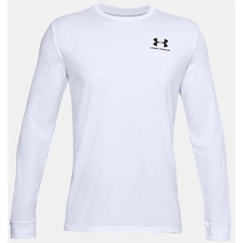 Under Armour SPORTSTYLE LEFT CHEST LS T-shirt - white