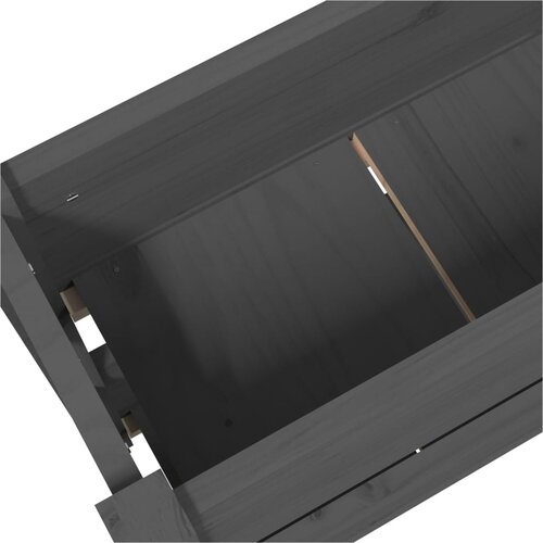  Sadilica siva 77 x 25 x 66 cm od masivne borovine Slike
