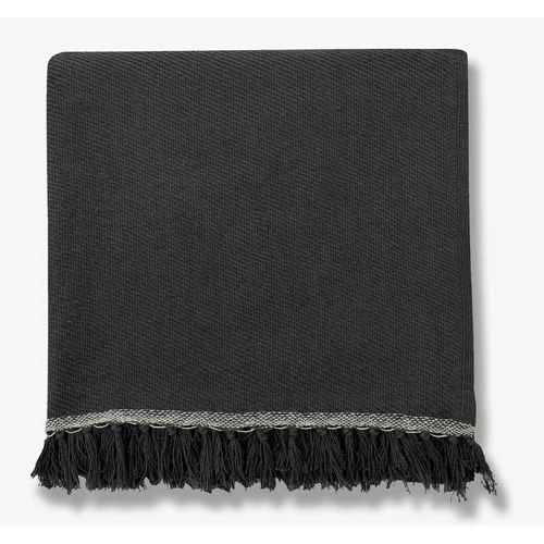 Mette Ditmer Denmark Crni prekrivač od organskog pamuka 140x250 cm Bohemia –