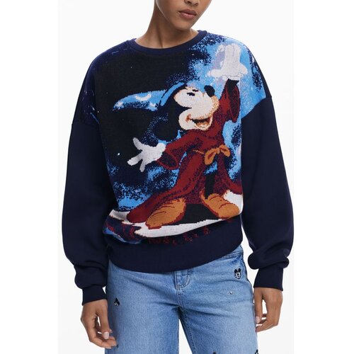 Desigual ženski plavi zip-up sweatshirt Slike