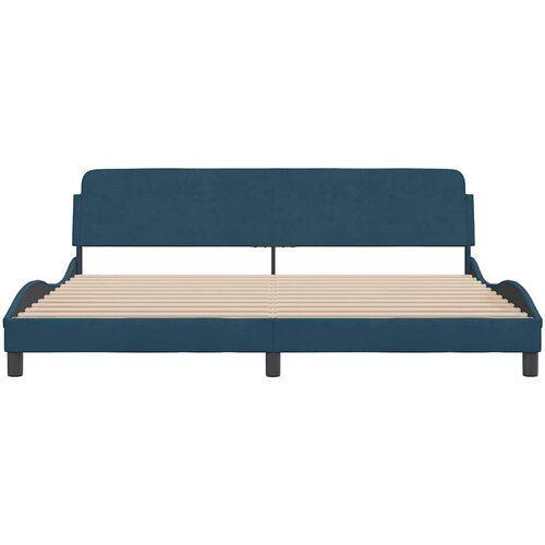  Okvir za krevet Dover plavi 200x200 cm bar&amp;scaron;unasti Slike
