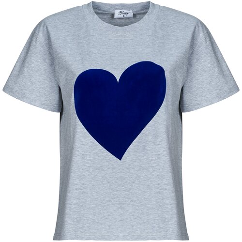 Betty London Majice s kratkimi rokavi KLEYLIA Siva Cene