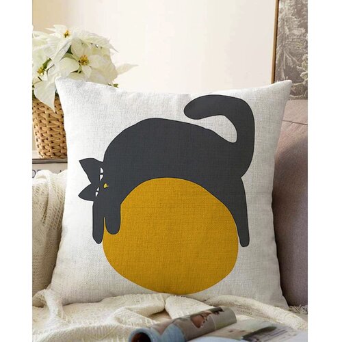 Minimalist Cushion Covers Prevleka za vzglavnik iz me&amp;scaron;anice bombaža Kitty, 55 x 55 cm Slike