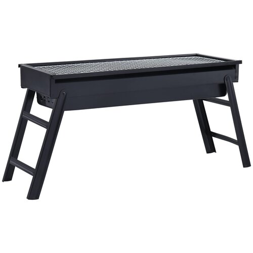 vidaXL Prijenosni roštilj za kampiranje čelični 60 x 22 5 x 33 cm Cijene
