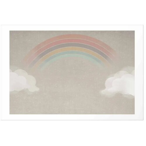  Plakat - Rainbow in the Rain 60x40 Bez okvira s margom Slike