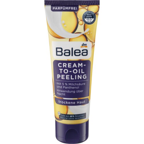 Balea cream-to-oil piling za suvu kožu lica 75 ml Slike