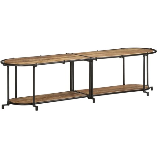 Maison Chic TV omarica - TV stojalo - Televizijska omarica 160x42x40 cm trden robusten mangov les, (21700123) Slike