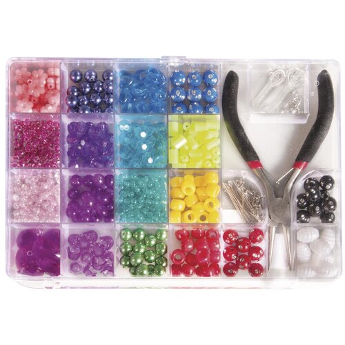 RAYHER Perle set s kleščami, mešane barve 180g 20x13,5 cm, (20633868) Cene