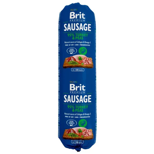 Brit Premium Brit Sausage 12 x 800 g - Puran in grah