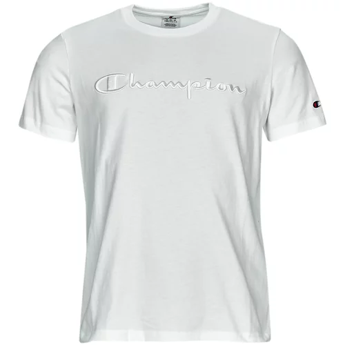 Champion Majice s kratkimi rokavi Crewneck T-Shirt Bela