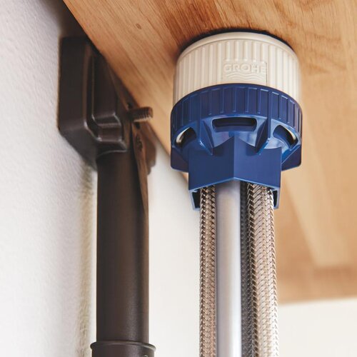 Grohe izvlečna enoročna kuhinjska armatura Zedra - supersteel (32294DC2) Slike