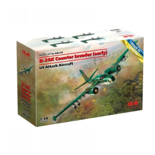 ICM model kit aircraft - B-26K counter invader (early) us attack aircraft 1:48 ( 060937 ) Cene