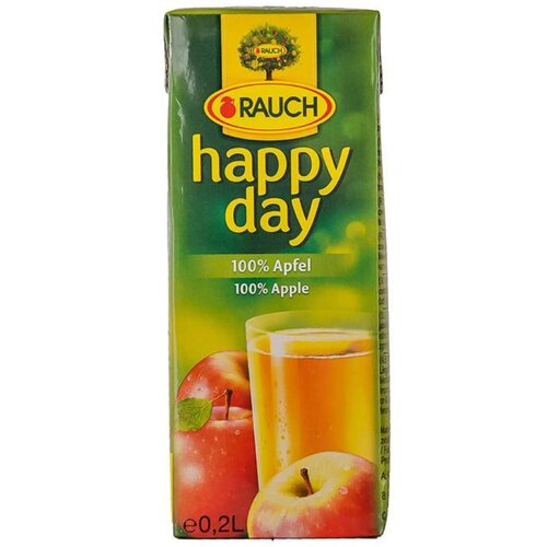 HAPPY DAY Voćni sok RAUCH 100% jabuka 200ml Cene