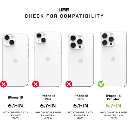 Maska UAG Pathfinder Mag Case iPhone 15 Pro Max bela Cene