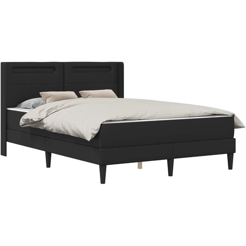  Okvir kreveta s madracem Crna 120 x 190 cm Umjetna koža Slike