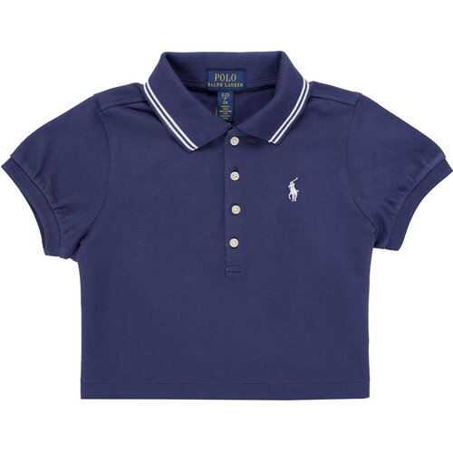 Polo Ralph Lauren Polo majice kratki rokavi CROP POLO-KNIT SHIRTS-POLO SHIRT pisana Slike