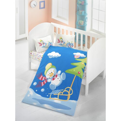 Lessentiel Maison Ranforce posteljina za bebe Snow Man Cene