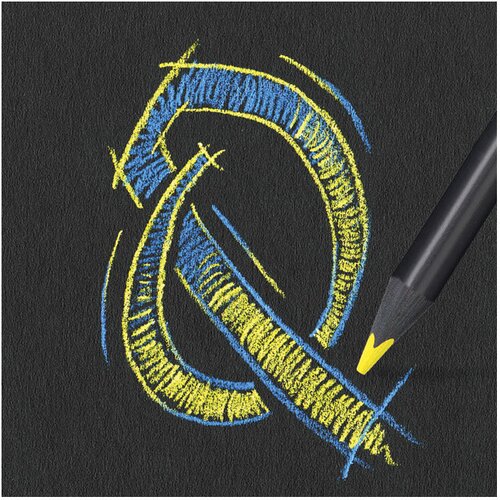  Boje drvene 36boja trokutaste black edition faber castell 116436 blister Slike