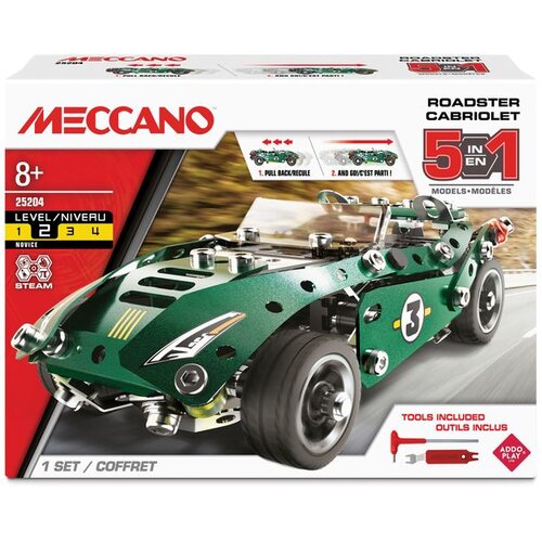  Meccano - 5 multi model set - Roadster Cene