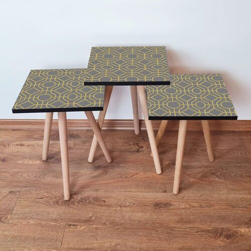 Hanah home set klub stočića 3Shp31, 3 komada, Plava Cene