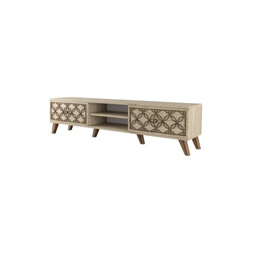 Hanah home class - travertine travertine tv stand Cene