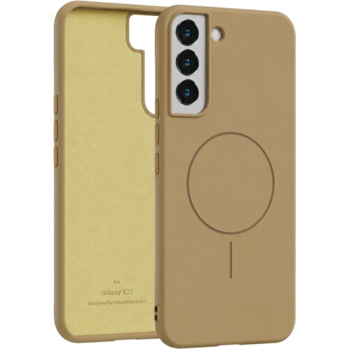 Samsung velvet touch magsafe maska za galaxy S22 - zlatna Cene