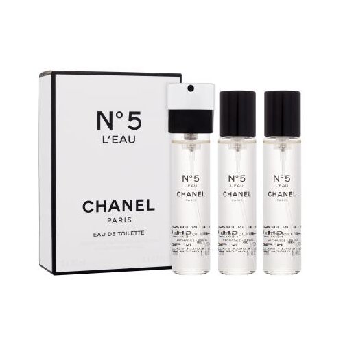 Chanel N&amp;deg;5 L&amp;acute;Eau 3x20 ml toaletna voda polnilo za ženske Slike