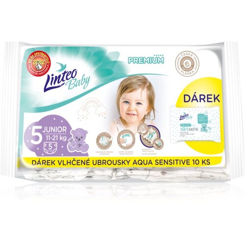Linteo Baby Premium Junior jednokratne pelene 11-21 kg 5 kg Slike