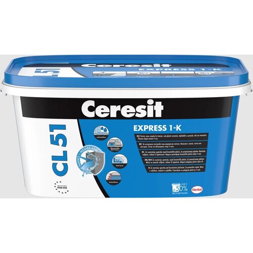 Ceresit cl 51 fleksibilni vodootporni premaz za hidroizolaciju 5KG Slike