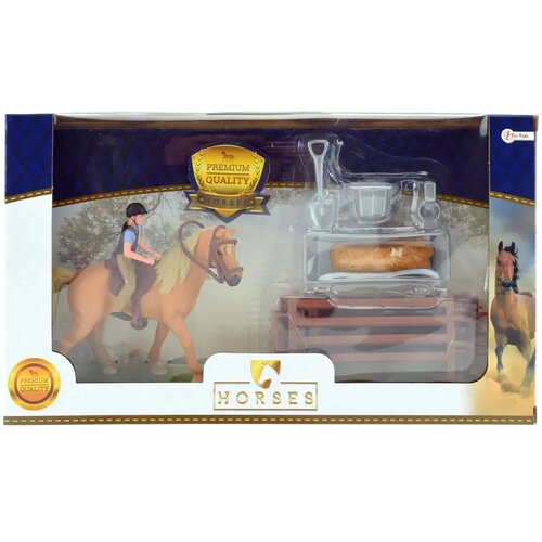 Magic Toys set za igru s konjem u smeđoj boji i jahačem Cijene
