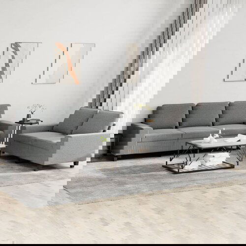 VidaXL 2-dijelni set sofa tamnosivi od tkanine Slike