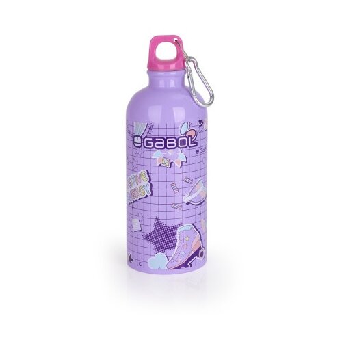Gabol Aluminijumska boca za vodu sa zakačkom 7x21 cm 600ml Funny ( 16ADG236048 ) Slike