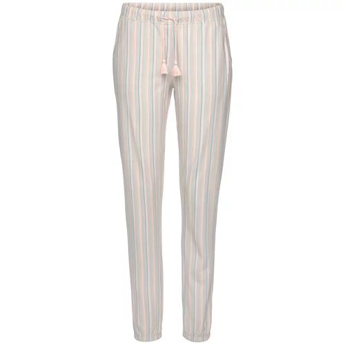 VIVANCE Pidžama hlače siva / zelena / roza / bijela