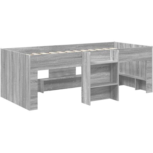  Kreveta za visoko spavanje djece 2 pcs Siva Sonoma Slike