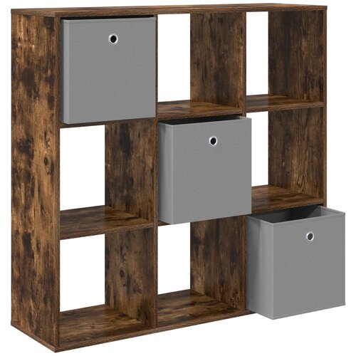  Kreveta s ladicama Dimljeni hrast 102 x 31 x 99,5 cm Slike
