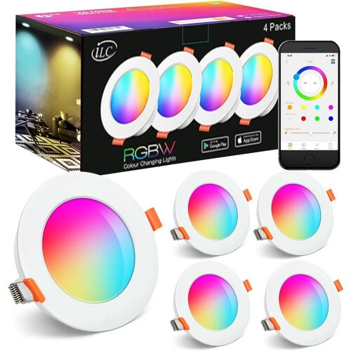iLC 4x 90 mm RGBW LED vgradni reflektor Cene