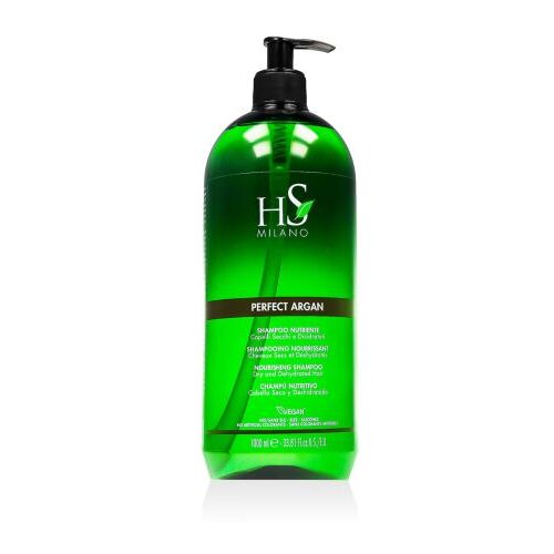 HS MILANO Perfect Argan Nourishing Shampoo 1000 ml &amp;scaron;ampon suhi lasje unisex Slike