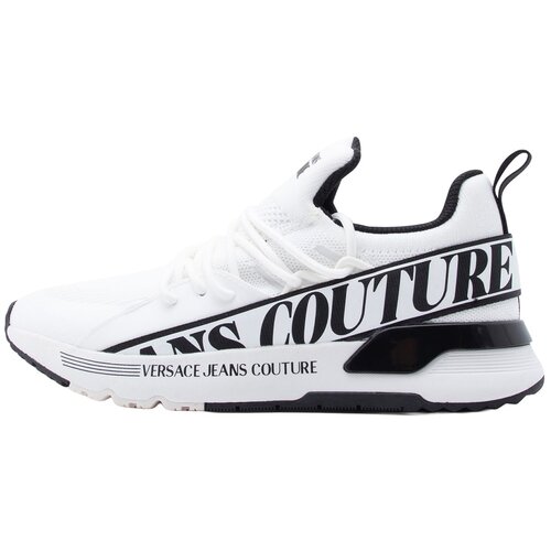 Versace Jeans Couture Nizke superge 'FONDO DYNAMIC' črna / bela Cene
