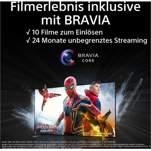 Sony XR83A80LPAEP QLED TV 210.8 cm 83 inch EEC F (A - G) CI+, DVB-C, DVB-S, DVB-S2, DVB-T, DVB-T2, Smart TV, UHD, Wi-Fi Slike