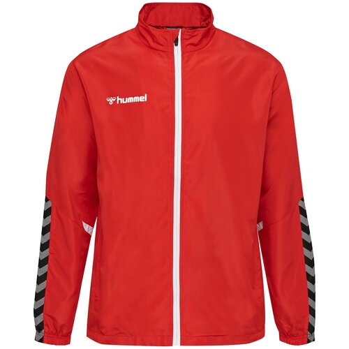 Hummel Športna jakna 'Authentic' temno siva / rdeča / črna / bela Cene