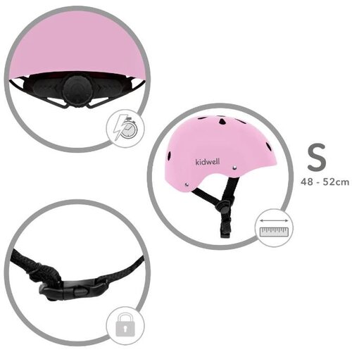 Kidwell Orix II kaciga za djecu, vel. S - 48-52 cm, pink Slike